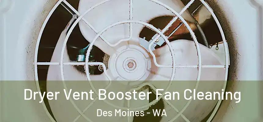  Dryer Vent Booster Fan Cleaning Des Moines - WA